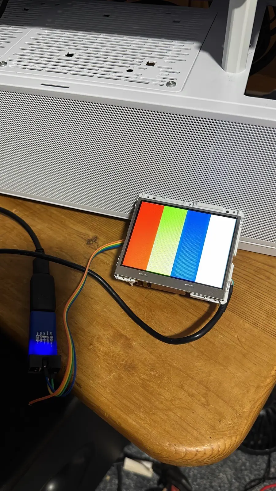 The test pattern -- the sigh of relief