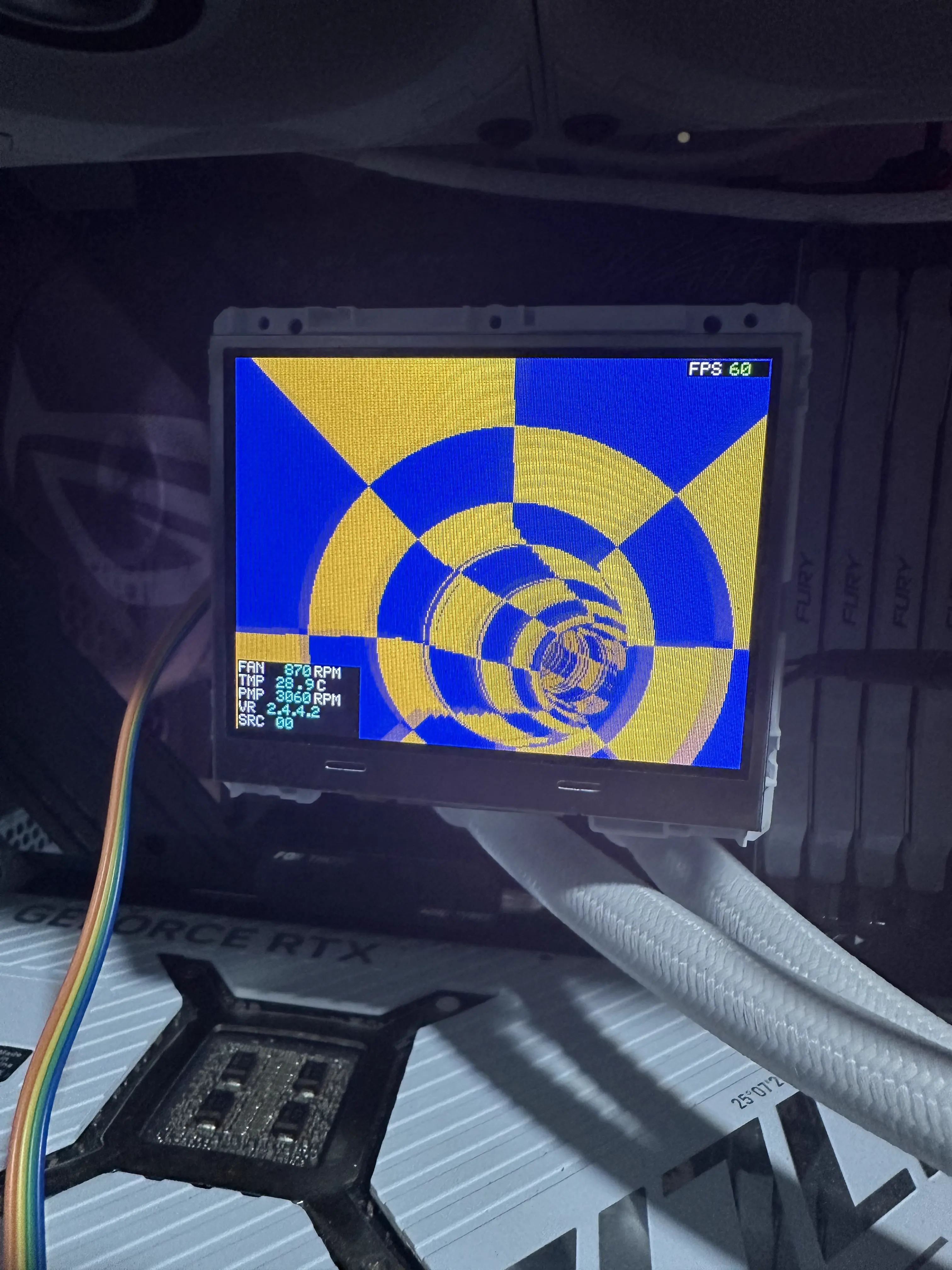 Vortex demo effect at 60fps