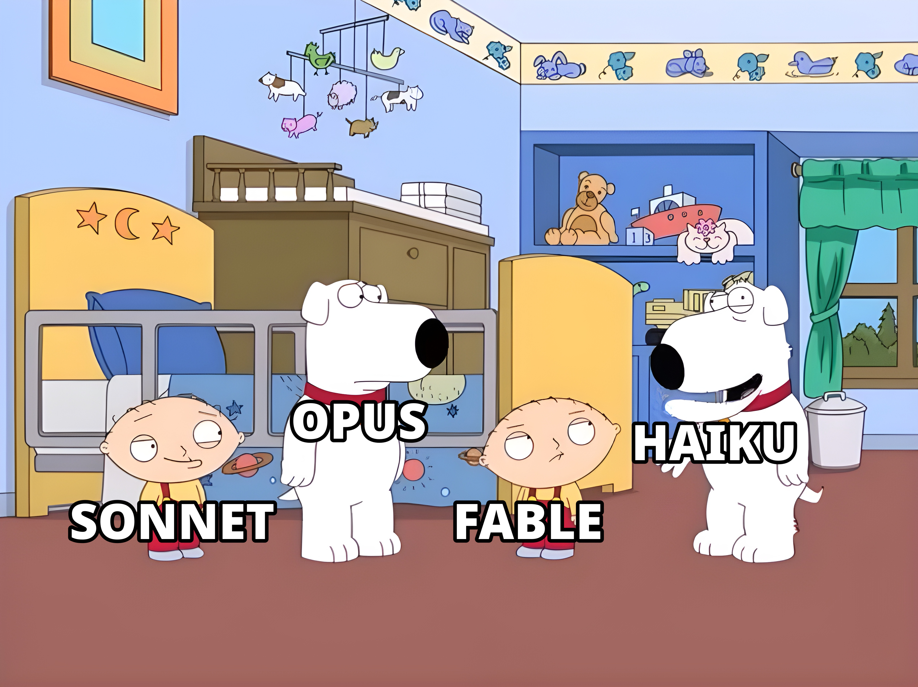 Sonnet, Opus, Fable, Haiku